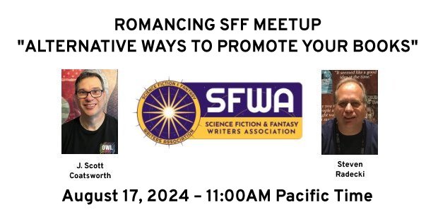 Romancing SFF Meetup – Alternative Ways to Promote Your Books