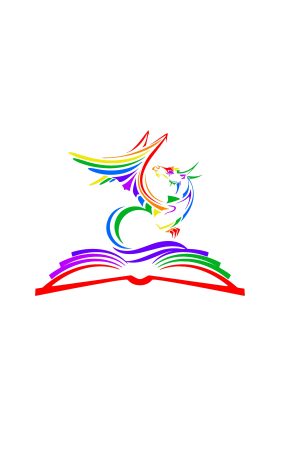 Book Cover (rainbow dragon logo)